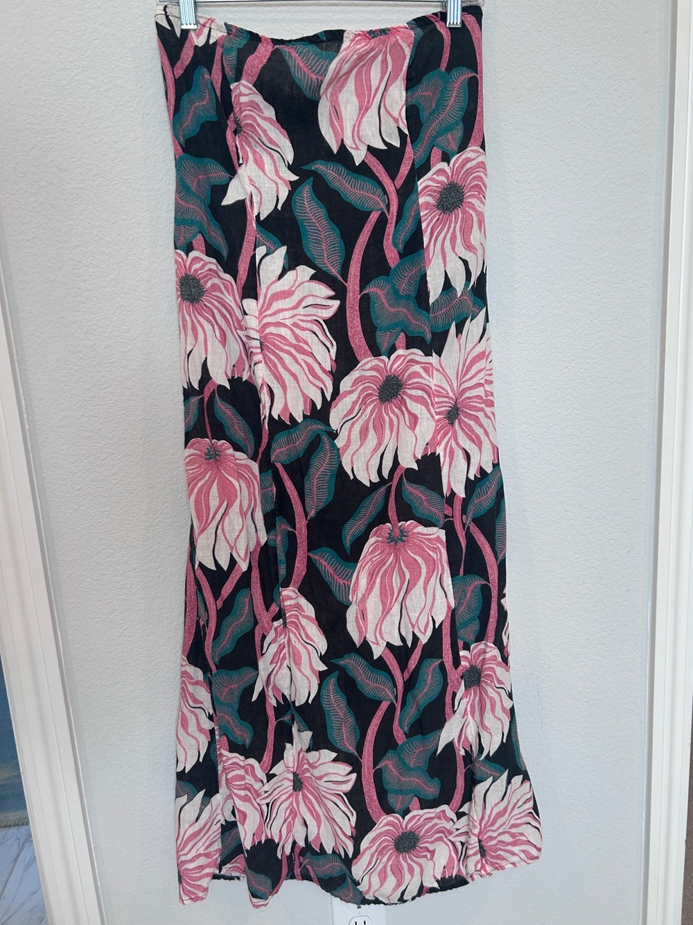 Anthropologie Grace Gillespie strapless linen midi dress - Picture 3 of 5